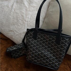 Black Mini tote bag